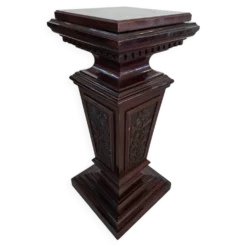 Colonne Porte-Fleurs/Buste – Artisanat Vintage des années 80