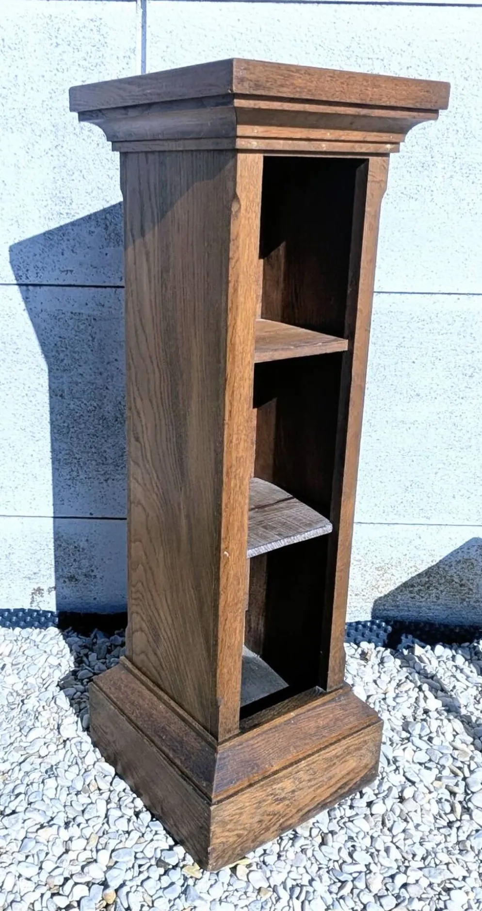 colonne / sellette Piédestal chêne massif 112 cm