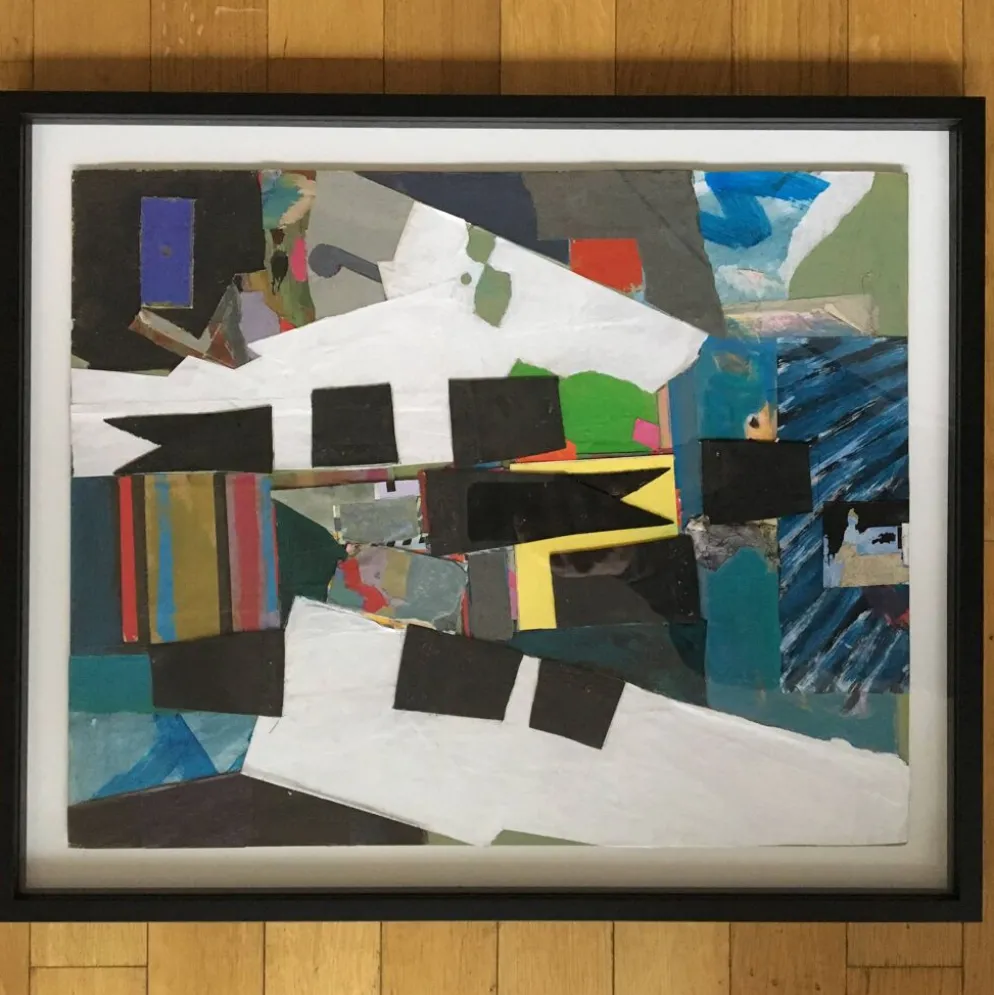 Composition abstraite. Royaume-Uni années 60