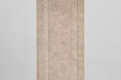 Console du milieu du siècle en pierre beige, France années 1960.