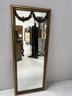 Console et miroir d'entre deux de style Louis XVI en bois doré