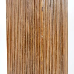 Console piédestal en roseau crayon dans le style de Vivai del Sud - 1970s