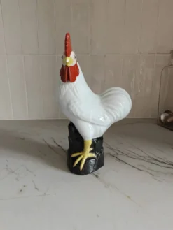 Coq en céramique
