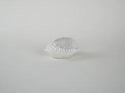 Coquillage en porcelaine décoratif, design italien, années 1970, production : Italie