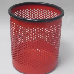 Corbeille Cribbio rouge Rexite Années 80