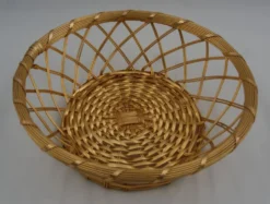 Corbeille fil métal tressé vintage
