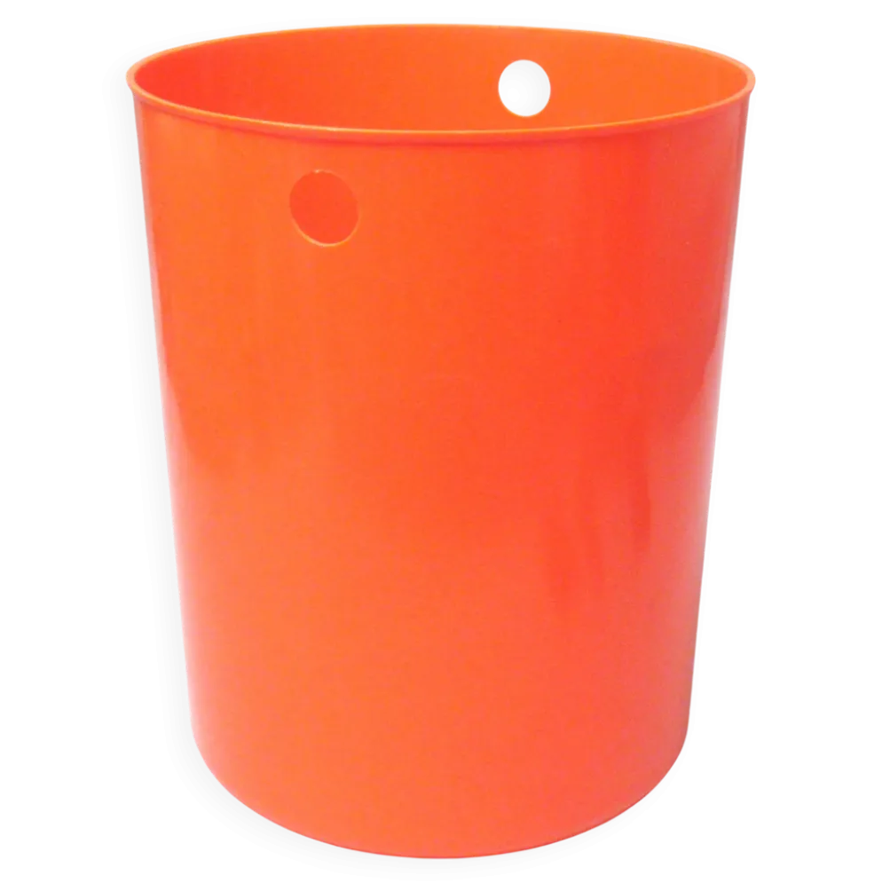 Corbeille orange Roger Tallon Art et Bureau