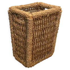 Corbeille à papier en corde