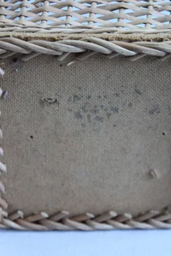 Corbeille à papier en osier