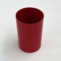 Corbeille, porte-parapluie rouge par Gino Colombini pour Kartell, 1970