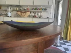 Coupe années 50/60 en métal émaillé