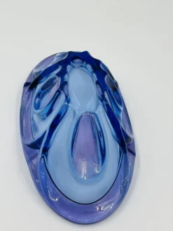 Coupe d'art en verre de Bohême Chribska