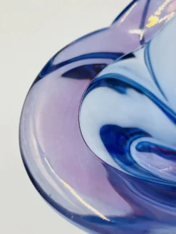 Coupe d'art en verre de Bohême Chribska