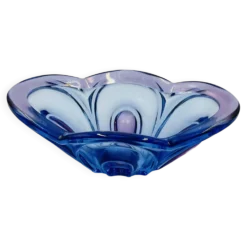 Coupe d'art en verre de Bohême Chribska
