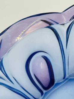 Coupe d'art en verre de Bohême Chribska