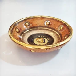 Coupe en céramique ajourée Georges Pelletier, France, 1970