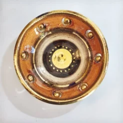 Coupe en céramique ajourée Georges Pelletier, France, 1970