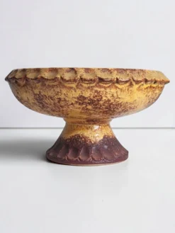Coupe en céramique Ouest allemande 1970's