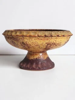 Coupe en céramique Ouest allemande 1970's