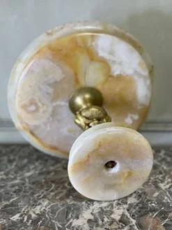 Coupe en onyx et bronze doré vers 1880