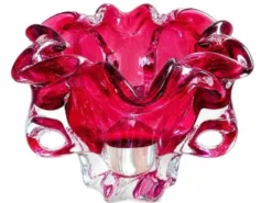 Coupe en verre de bohème Josef Hospodka 1960