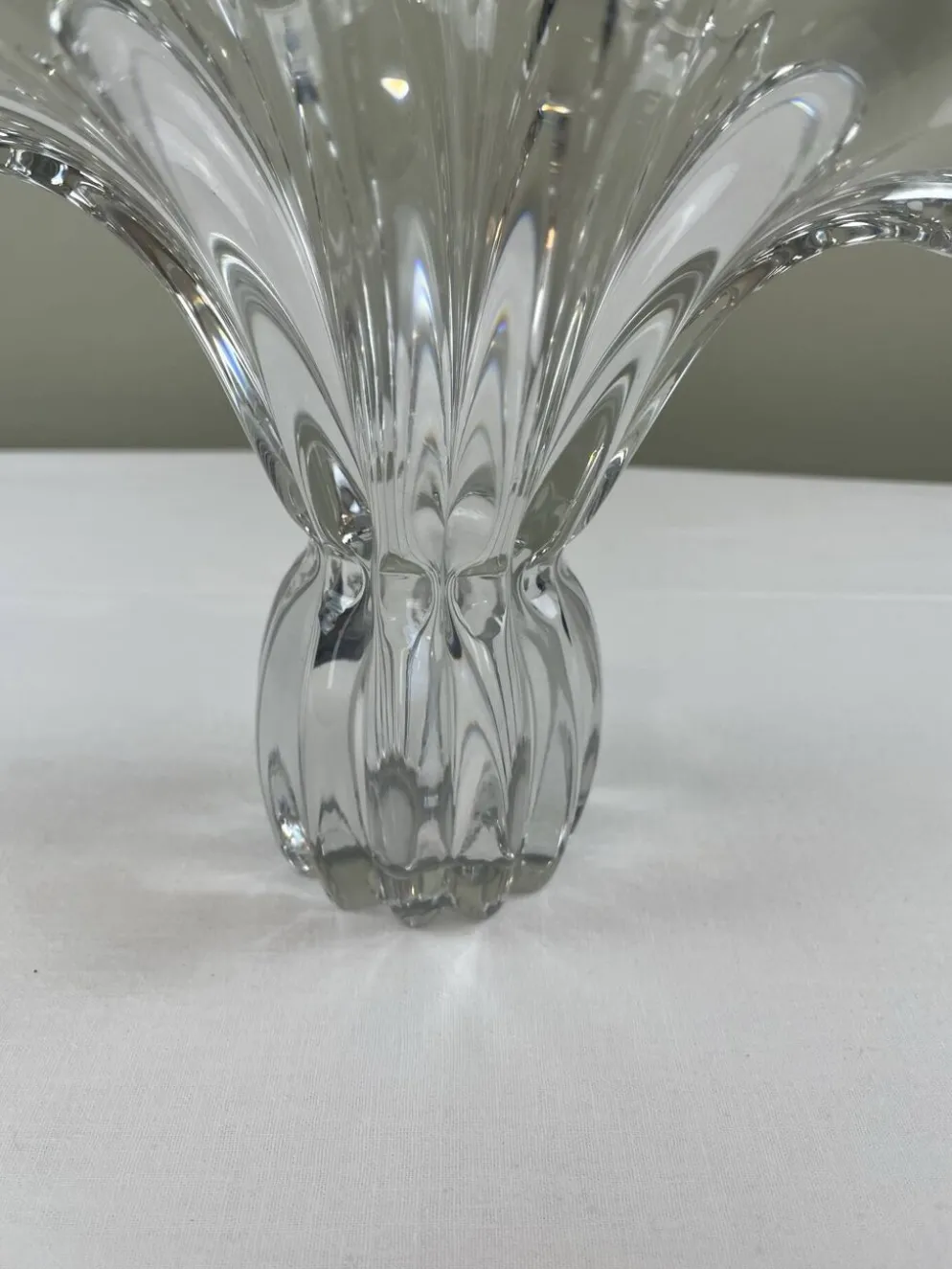 Coupe florale en verre d’art italien