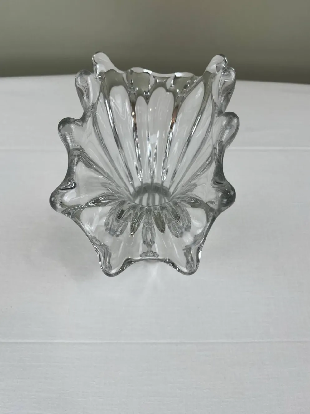 Coupe florale en verre d’art italien