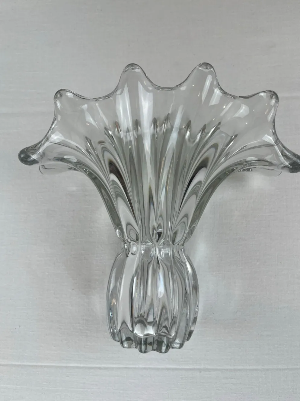 Coupe florale en verre d’art italien