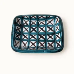 Coupelle rectangulaire en céramique de R. Picault, années 60