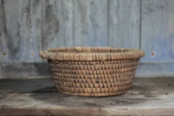 Coupe osier ancienne, bourgne paille et ronce, coupe tressé, campagne