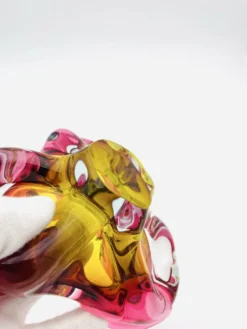 Coupe Sommerso Josef Hospodka Chribska jaune et magenta