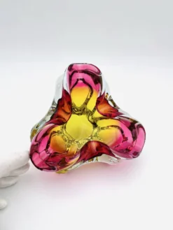Coupe Sommerso Josef Hospodka Chribska jaune et magenta