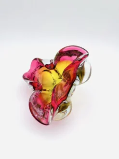 Coupe Sommerso Josef Hospodka Chribska jaune et magenta