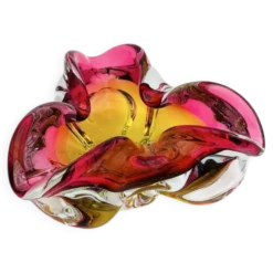 Coupe Sommerso Josef Hospodka Chribska jaune et magenta