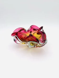 Coupe Sommerso Josef Hospodka Chribska jaune et magenta