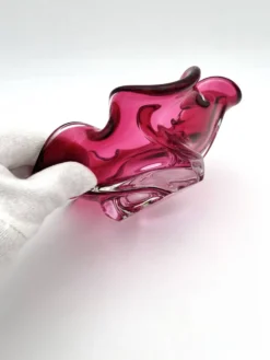 Coupe Sommerso Josef Hospodka Tchécoslovaquie magenta