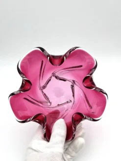 Coupe Sommerso Josef Hospodka Tchécoslovaquie magenta