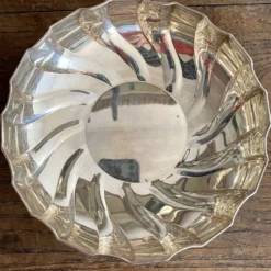 Coupe, vide-poche en argent ARVAL, Luciano Sacco, Valaza