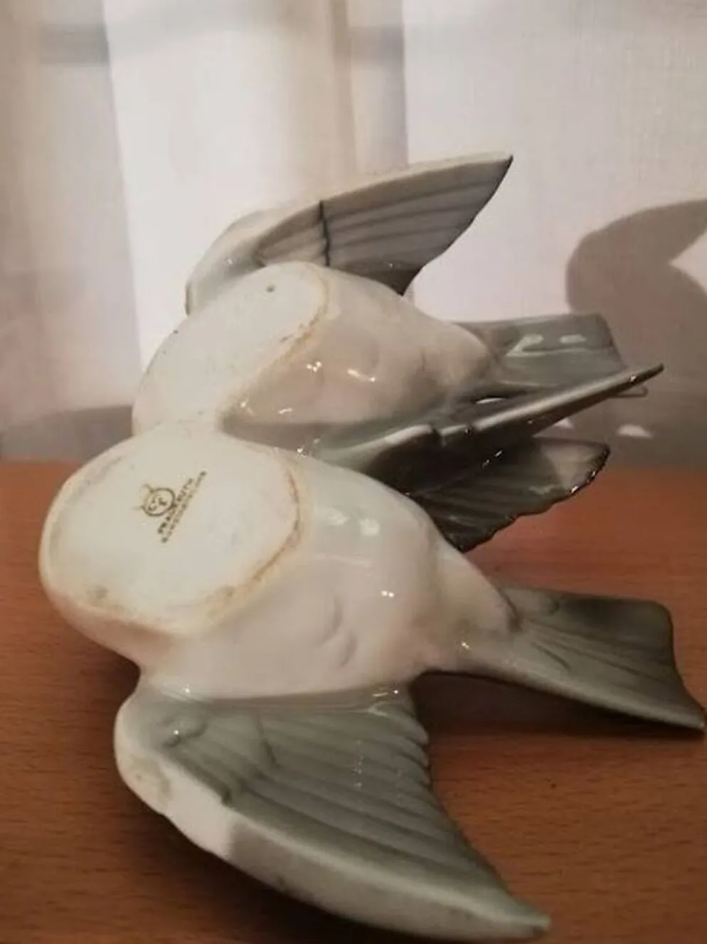 Couple d'oiseaux - Porcelaine Fraureuth Carl Nacke