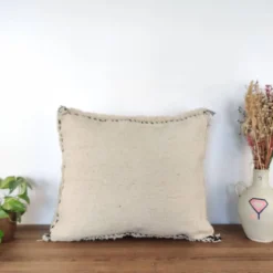 Coussin berbère losanges noirs
