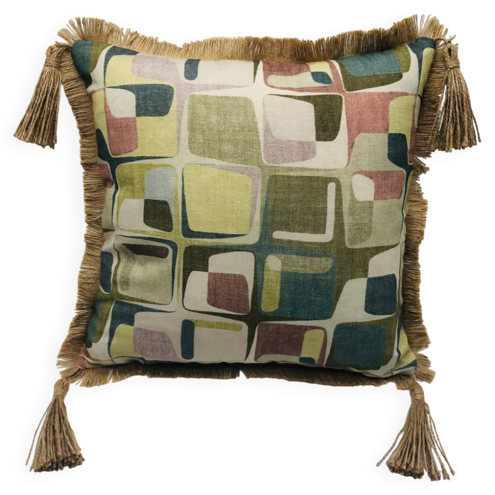 Coussin carré, Housse et Insert. Modèle « Andréa »