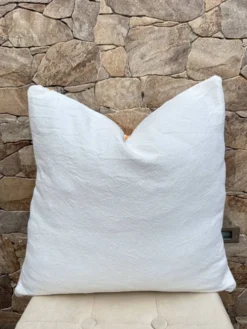 Coussin en laine berbère fait main : Coussin Kilim marocain (45x45cm)