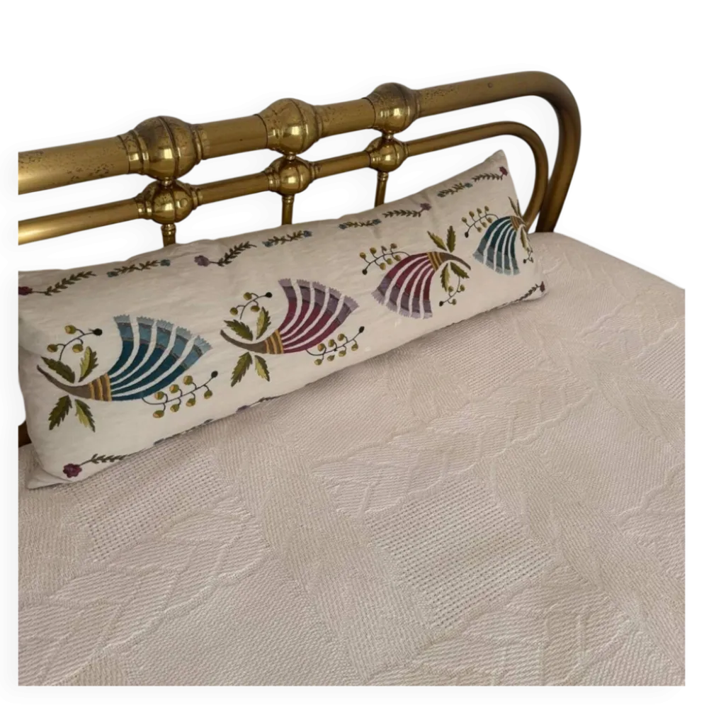 Coussin exceptionnel en teinture grecque vintage tissée à la main.