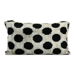 Coussin Ikat velours