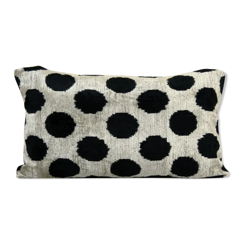 Coussin Ikat velours
