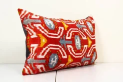 Coussin Ikat velours