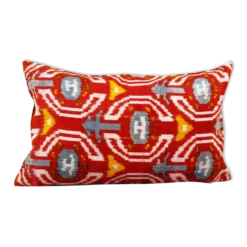 Coussin Ikat velours