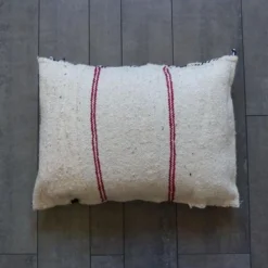 Coussin kilim marocain crème