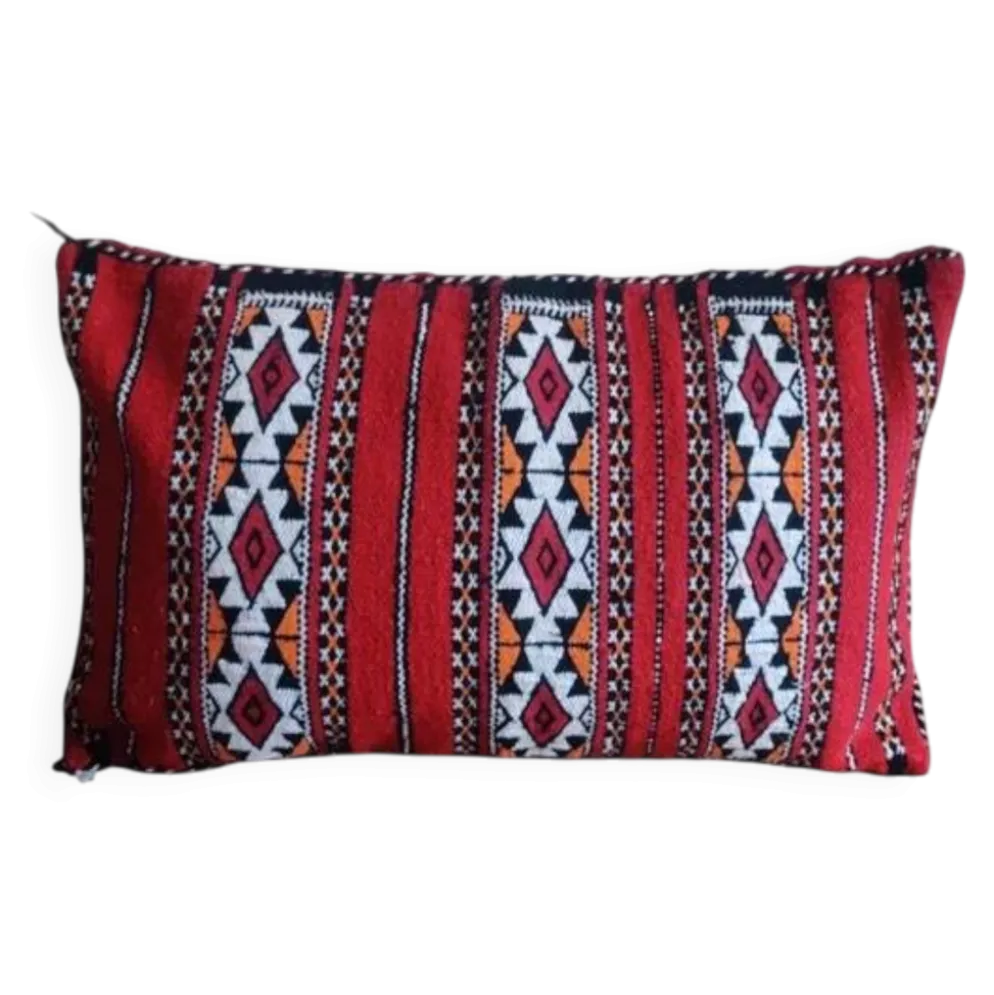 Coussin marocain rouge kilim