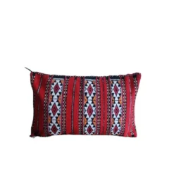Coussin marocain rouge kilim